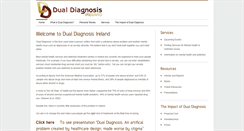 Desktop Screenshot of dualdiagnosis.ie